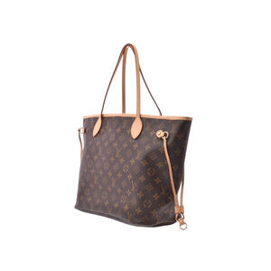 Louis Vuitton tote Neverfull leather bag brown Monogram